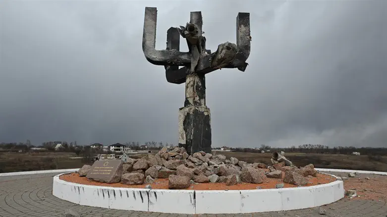 A view of the memorial