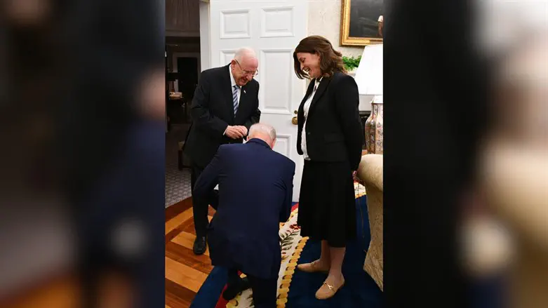 רביץ, ביידן וריבלין בבית הלבן