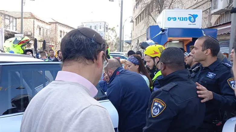 Полиция на рынке Махане Иегуда