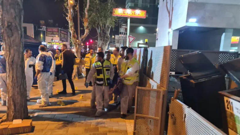 זירת הפיגוע בבני ברק