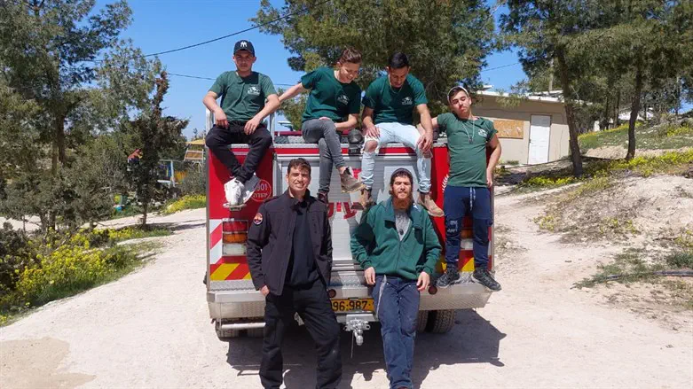 מתנדבי הכבאות של השומר יו"ש