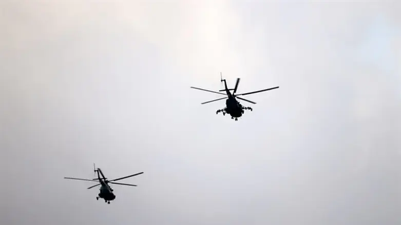 Вертолёты. Иллюстрация