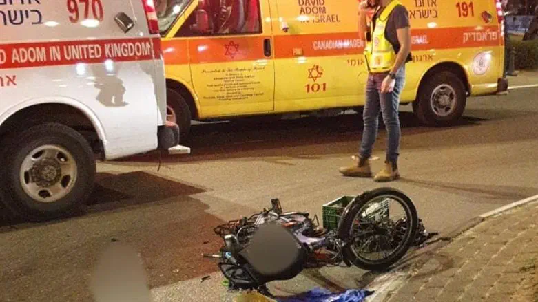 זירת התאונה