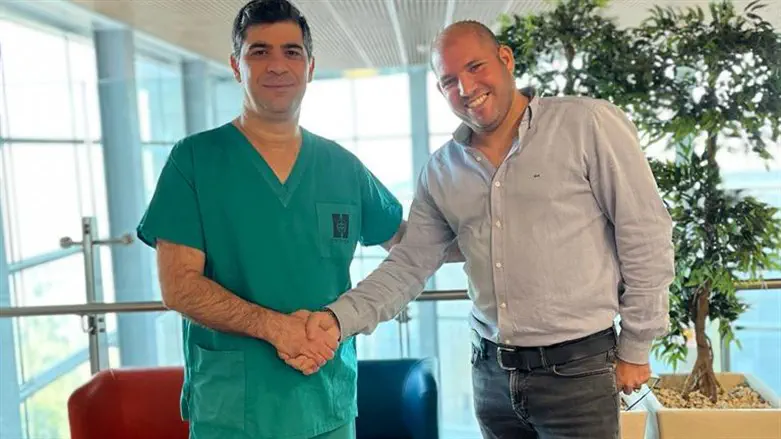 Meidan Schwartzman with Dr. Itzik Biton