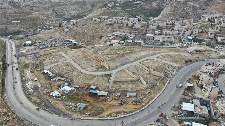 השטחים שהוכנו עבור תושבי חאן אל אחמר