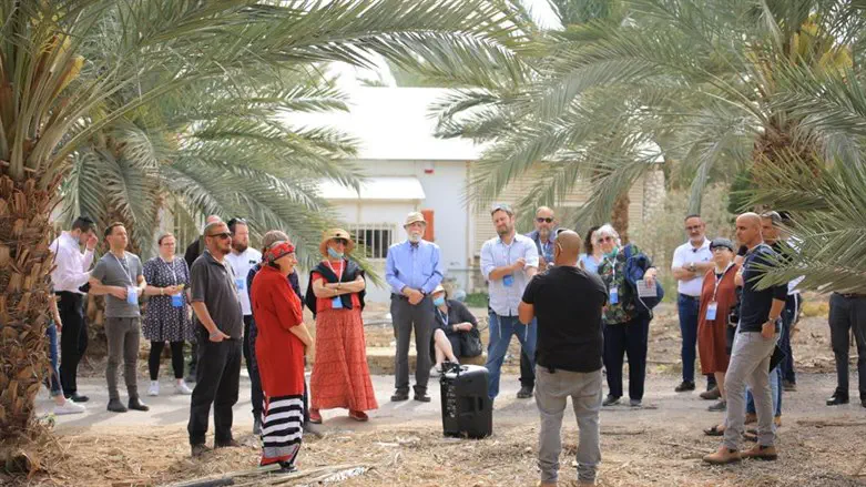 משתתפי הסיור