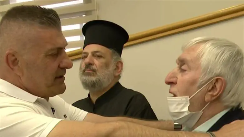 עוזי קירמה עם ג'ריס חורי