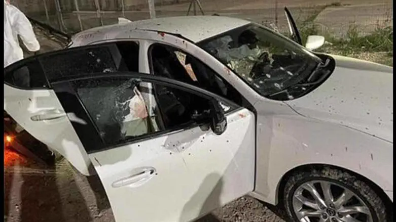 Автомобиль террористов в Дженине