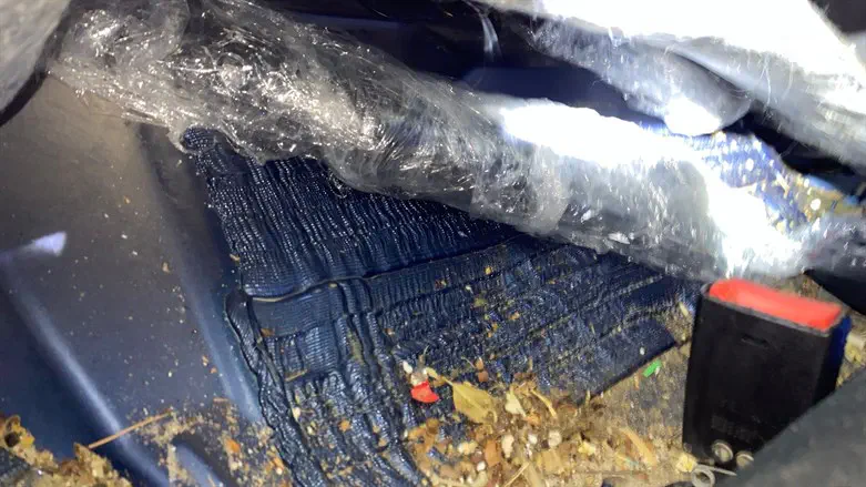 The weapons discovered in the vehicle