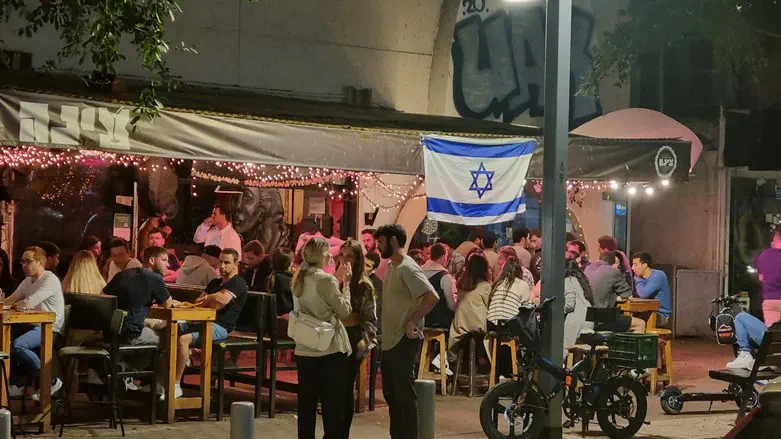 דגלי ישראל במקומות הבילוי