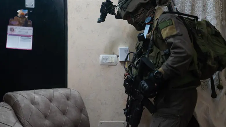 IDF forces operating in Ya'bad