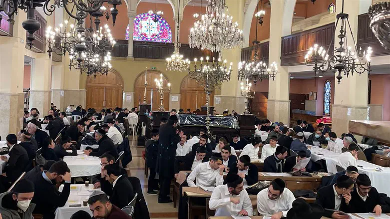 לומדים בבית המדרש במרסיי