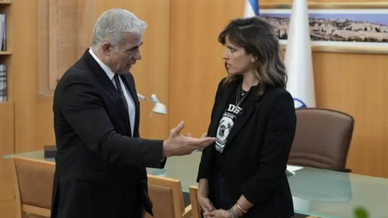 Яир Лапид и Ноа Тишби