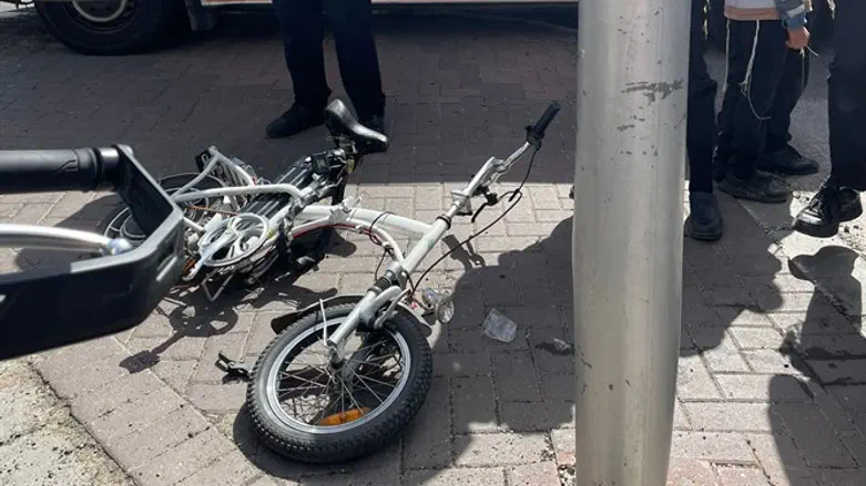 Не месте ДТП в Самарии