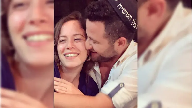 גיא הוכמן ואשתו אביה