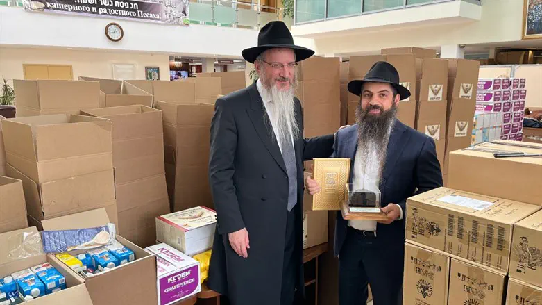 יהודה דווידוב והרב לזר