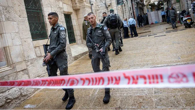 Бойцы МАГАВ в Старом городе Иерусалима. Иллюстрация
