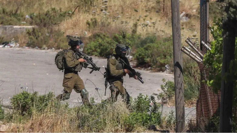 Бойцы спецназа в Бейт-Эле