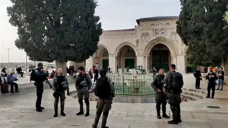 הר הבית בבוקר יום שני של חול המועד