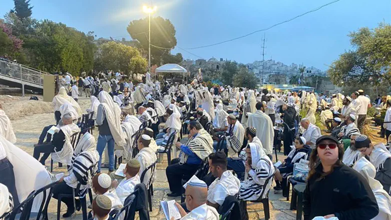 Молитва Гилель во главе с раввином Элиягу