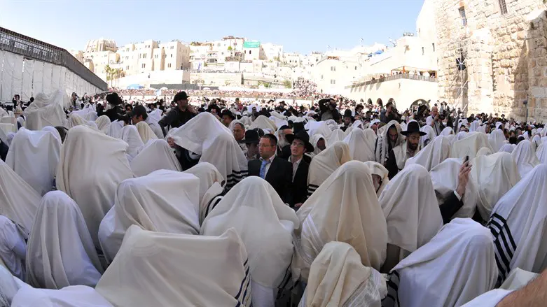 ברכת הכהנים בכותל