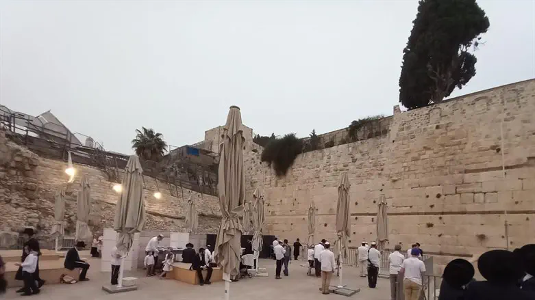 תפילות ברחבה הדרומית