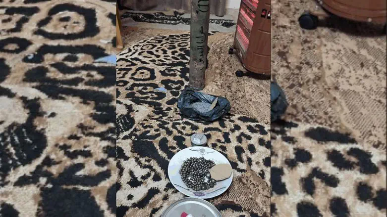 המטען-רקטה שהכינו המחבלים