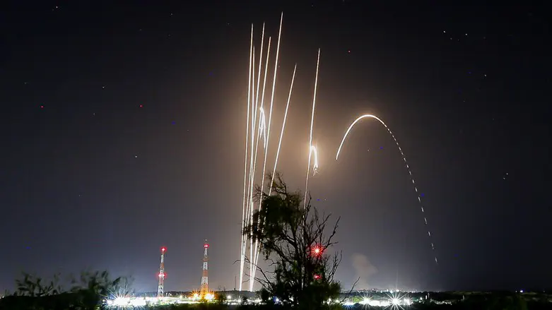 Barrage of rocket fire