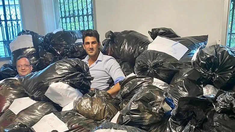 Some of the donated clothing