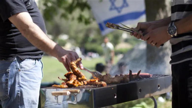 מנגל יום העצמאות. אילוסטרציה