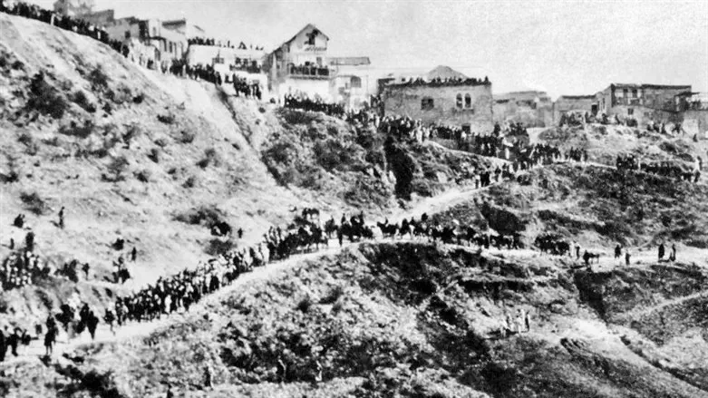 תהלוכת ספר התורה מצפת למירון במאה ה19