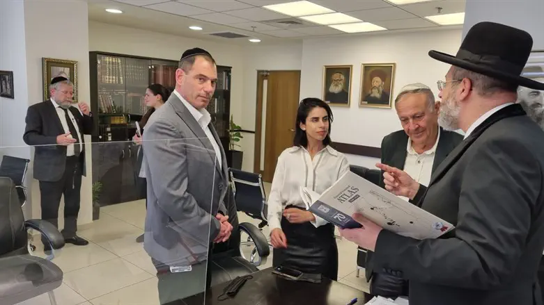 הרב הראשי דוד לאו במפקד האוכלוסין