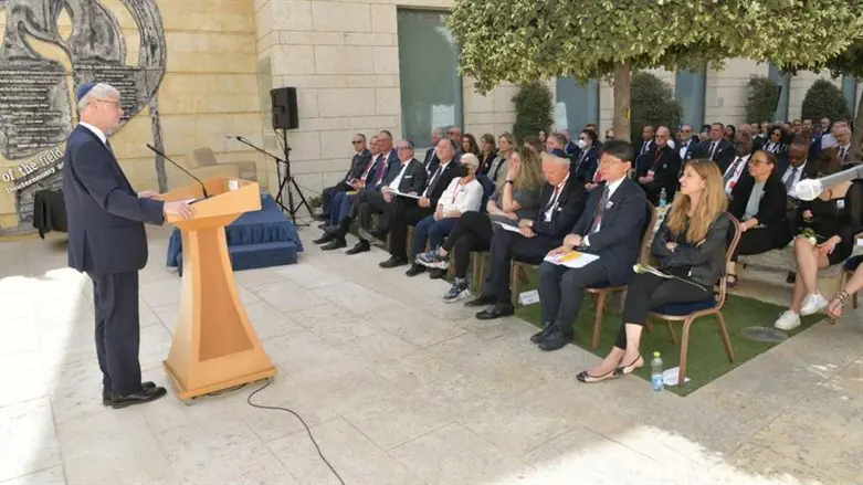 The memorial ceremony for the Righteous Among the Nations