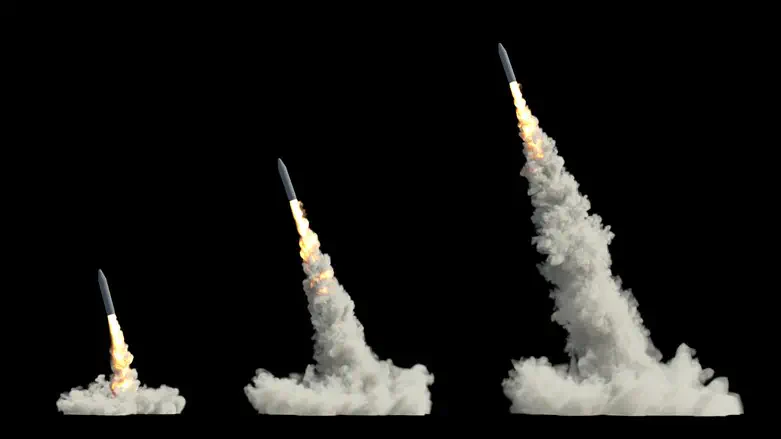 Long-range missile launch