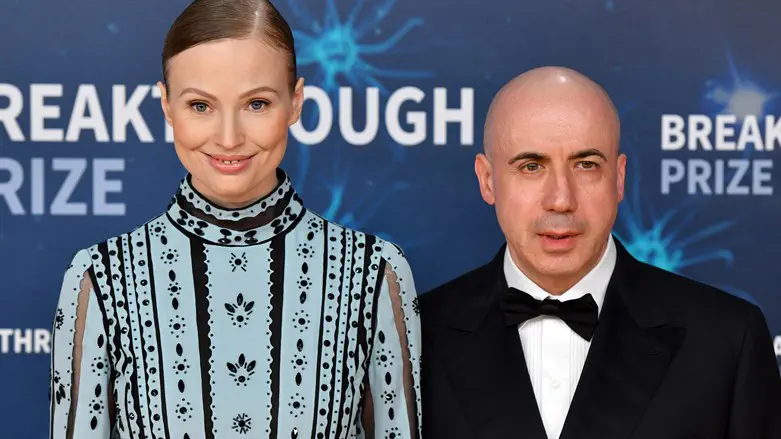 Julia Milner and Yuri Milner