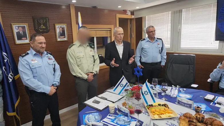 טקס הענקת הדרגה למפקד הימ"מ