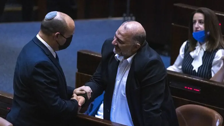 Нафтали Беннет и Мансур Аббас