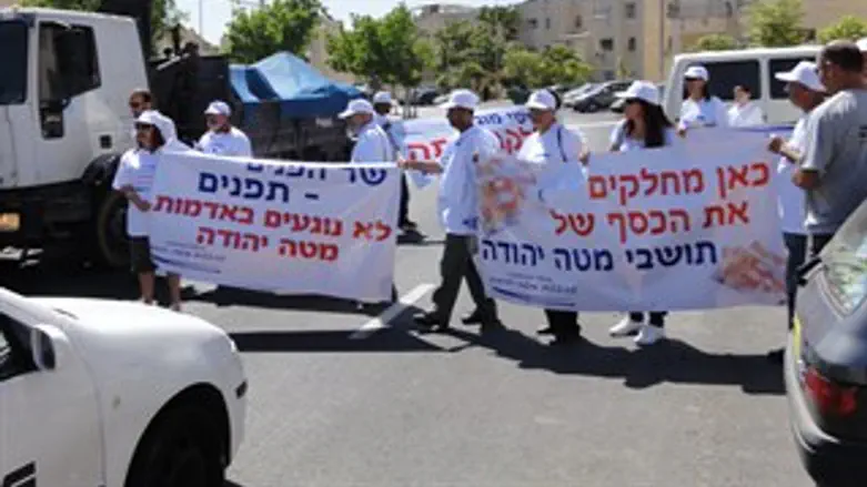 הפגנת התושבים