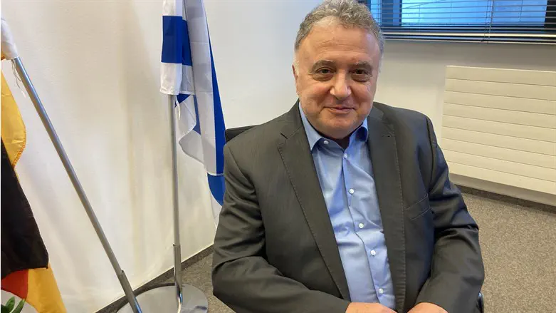 Issacharoff in his office.