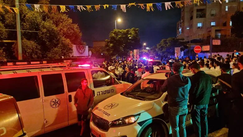 Scene of the Elad terror attack