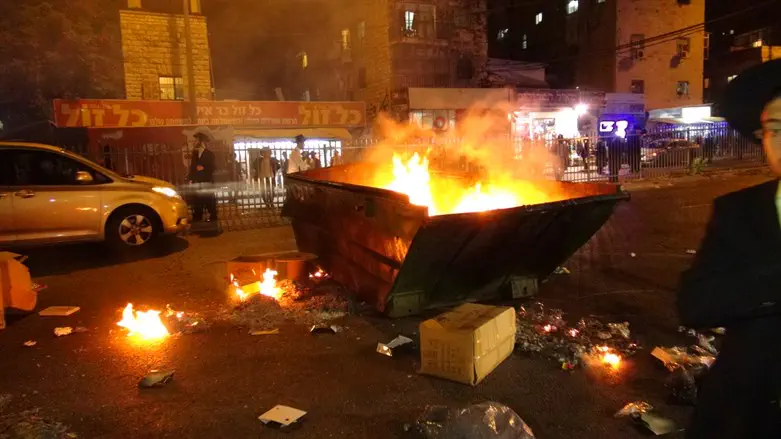 riot in Jerusalem (archive)