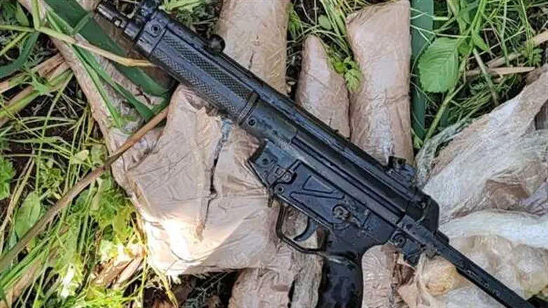 one of the confiscated weapons