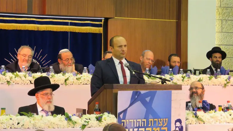 בנט במרכז הרב בשנים קודמות