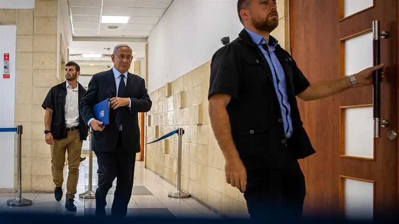 נתניהו בבית המשפט