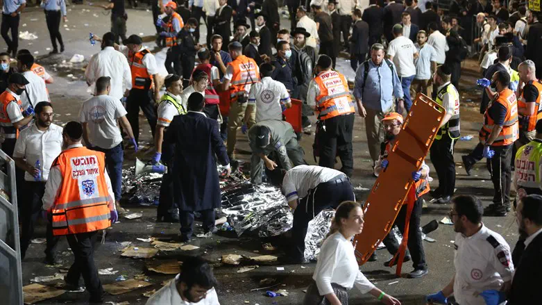 Место катастрофы на горе Мерон