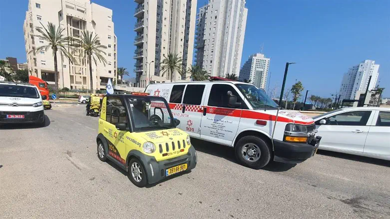 זירת האירוע בנתניה