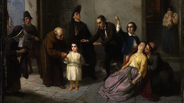 "The Kidnapping of Edgardo Mortara," an 1862 painting