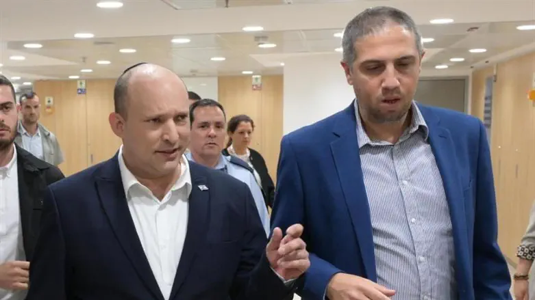 Bennett with Tal Gan-Zvi