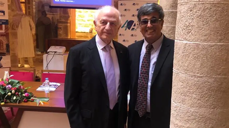 ד"ר שמעון אוחיון עם יועץ מלך מרוקו