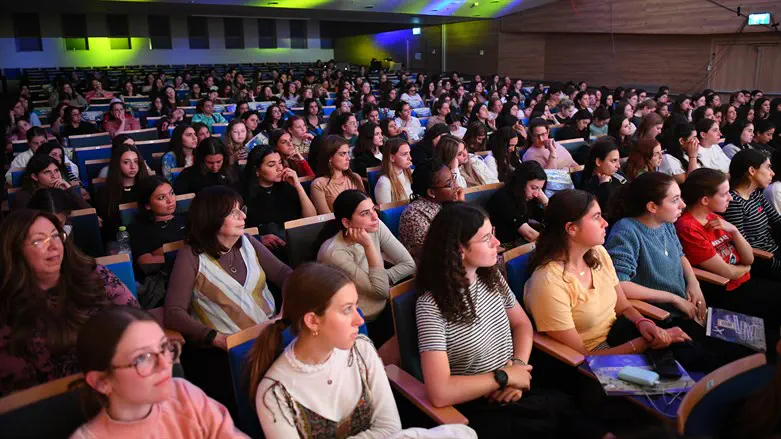 Attendees at the event